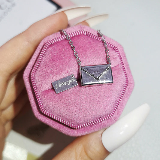 Fashion Envelope Love Letter Women's Necklace